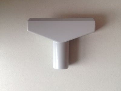 Klika - Pièce en T 60 mm gris pour profil-1