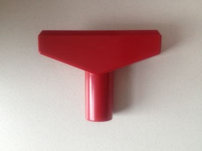 Klika - T-Stück 60 mm rot für Profil-1