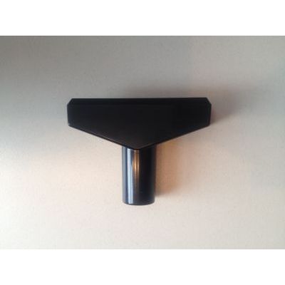 Klika -  T-stuk 60 mm zwart voor profiel-1