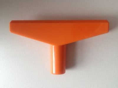 Klika - T-stuk 90 mm oranje voor profiel-1 - 170 stuks