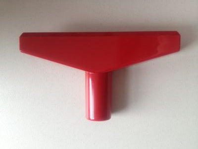 Klika - Pièce en T 90 mm rouge pour profil-1