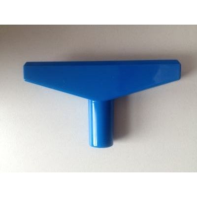 Klika-t-Stück 90 mm blau für Profil-1