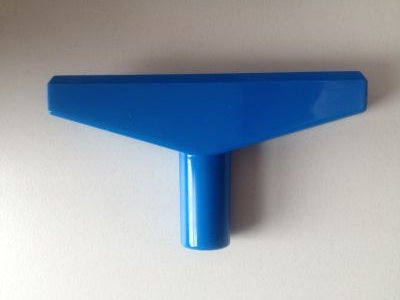 Klika -  T-stuk 90 mm blauw voor profiel-1