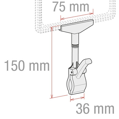 Klika - Tondeuse avec tige transparente