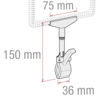 Klika - Tondeuse avec tige transparente 30 pièces