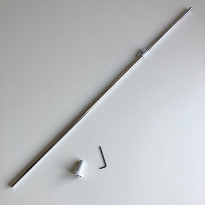 Klika -  Buis chroom verstelbaar 60-120cm