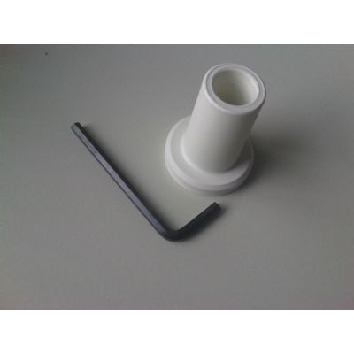 Klika -  Buishouder kunststof wit, voor buis 18mm