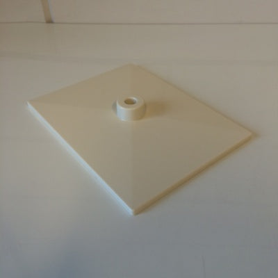 Klika -  Voetplaat volledig kunststof wit