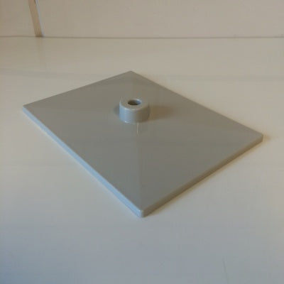 Klika -  Voetplaat volledig kunststof grijs