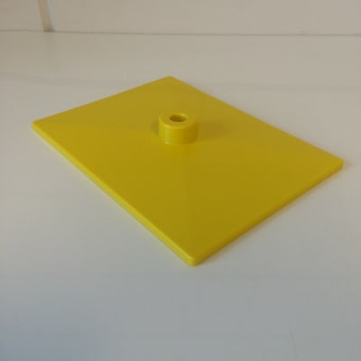 Klika -  Voetplaat volledig kunststof geel