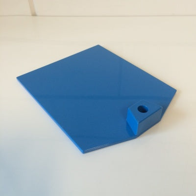 Klika - Fußplatte Kunststoff schwer blau