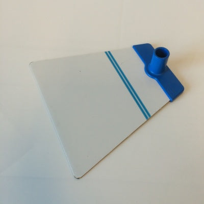 Klika -  Voetplaat NT metaal blauw accent