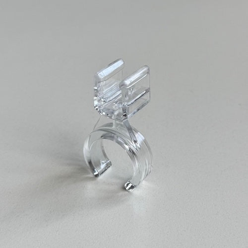 Klika - Collier de serrage transp pour tube rond 22mm