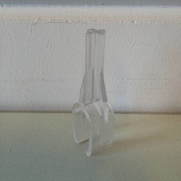 Klika -  Buisklem transp vr ovale buis 15x30mm