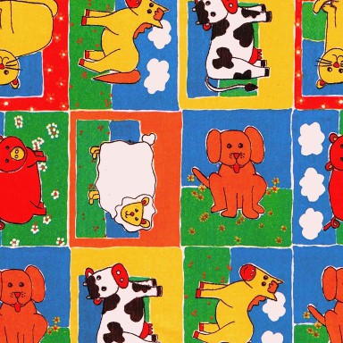 Klika -  Cadeaupapier Geschenkpapier Farm animals 50 cm