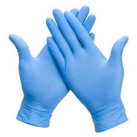 Zonder merk -  Handschoenen uit nitril, medium, blauw, pak van 100 stuks