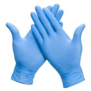 Markenlos – Nitrilhandschuhe, mittel, blau, Packung à 100 Stück