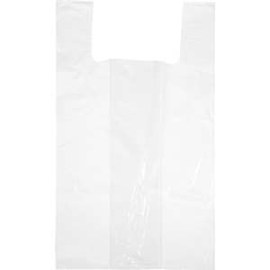 Klika - Tasche | LLDPE | geprüft | 30x 10x60cm | Hemd-Einkaufstasche | weiß | 1000 Stück