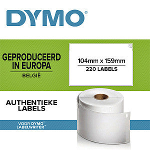 Dymo - Labels Labelwriter FT 104 x 159 mm, blanc, 220 étiquettes