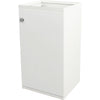 V-part - poubelle modulaire avec porte et support sac 85 l, blanc