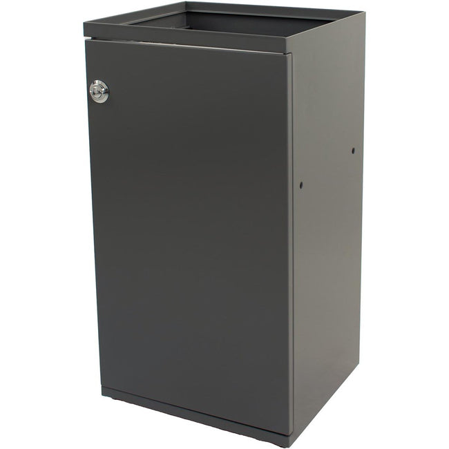 V-part -   modulaire afvalbak met deur en zakhouder 85 l, grijs