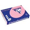 Clairefontaine - Trophée tel, papier coloré, A4, 120 g, 250 feuilles, rose