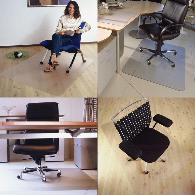 Floortex - tapis de sol Cleartex, pour surfaces dures, rectangulaire, ft 116 x 150 cm