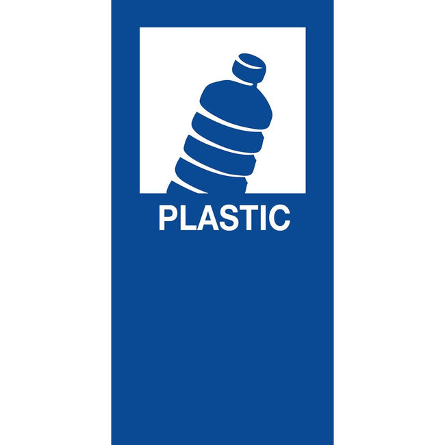 V-part -   magneetsticker PLASTIC, blauw