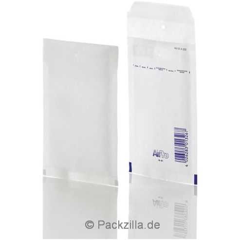 AirPro - Bong AirPro Air Cushion Enveloppes, Ft 100 x 165 mm, avec fermeture de bande, boîte de 200 pièces, blanc