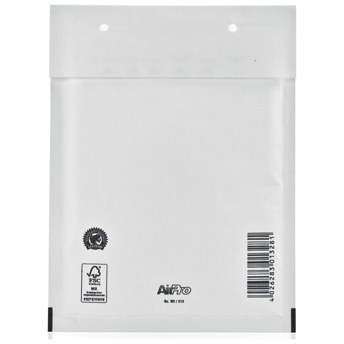 Airpro - Bong AirPro luchtkussenenveloppen, ft 150 x 215 mm, met stripsluiting, doos van 100 stuks, wit