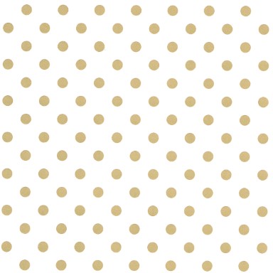 Klika -  Cadeaupapier Geschenkpapier White with gold dots 50 cm