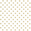 Klika - Papier cadeau Papier cadeau Blanc à pois dorés 50 cm