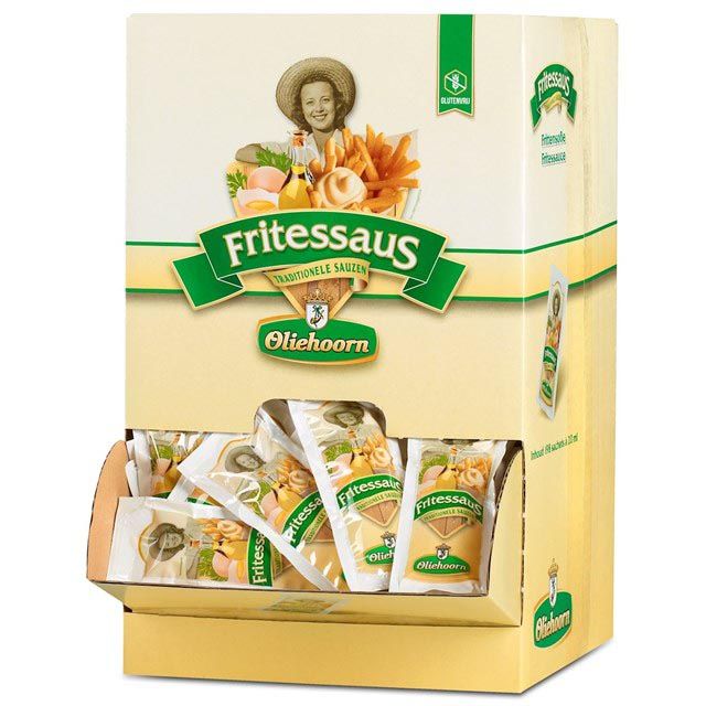 Oliehoorn - Fritessaus 35% sans gluten sachet 198x20ml