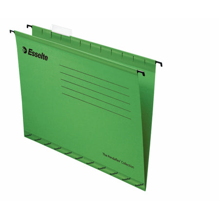 Esselte - Dossier suspendu Classic A4 fond en V 345x240mm vert | 25 pièces
