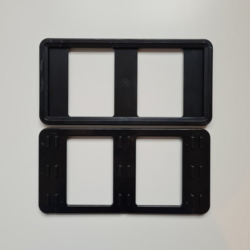 Klika - Cadre pour carte de prix 210x99mm noir 50 pièces