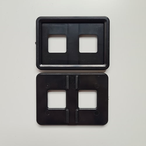 Klika - Cadre pour carte de prix A8 74x52mm noir