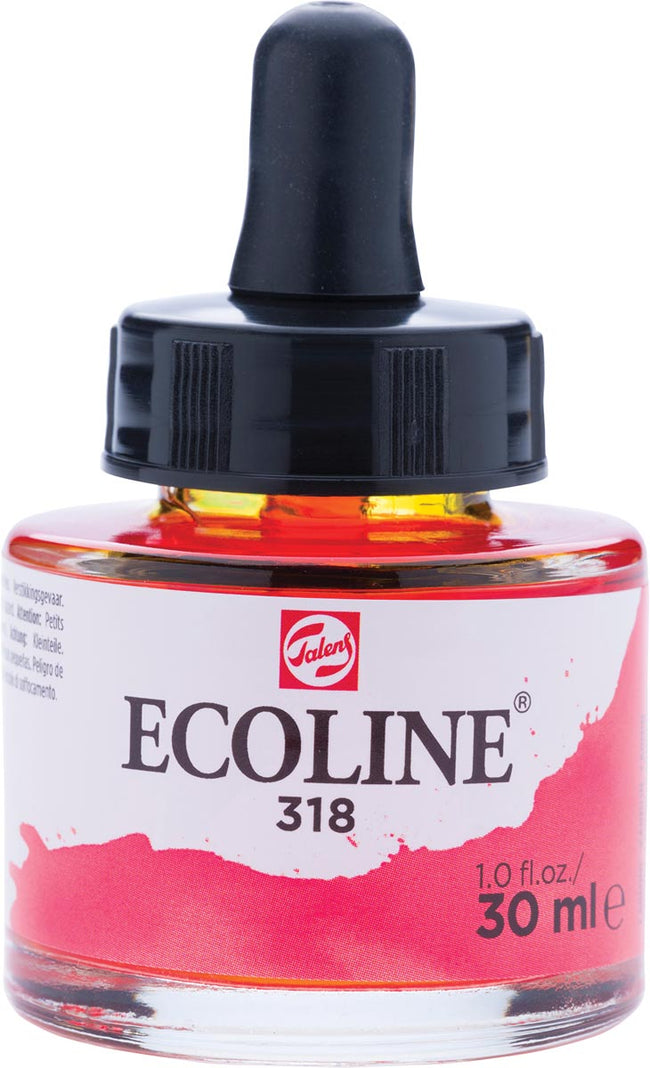 Talens - Ecoline waterverf flacon van 30 ml, karmijn