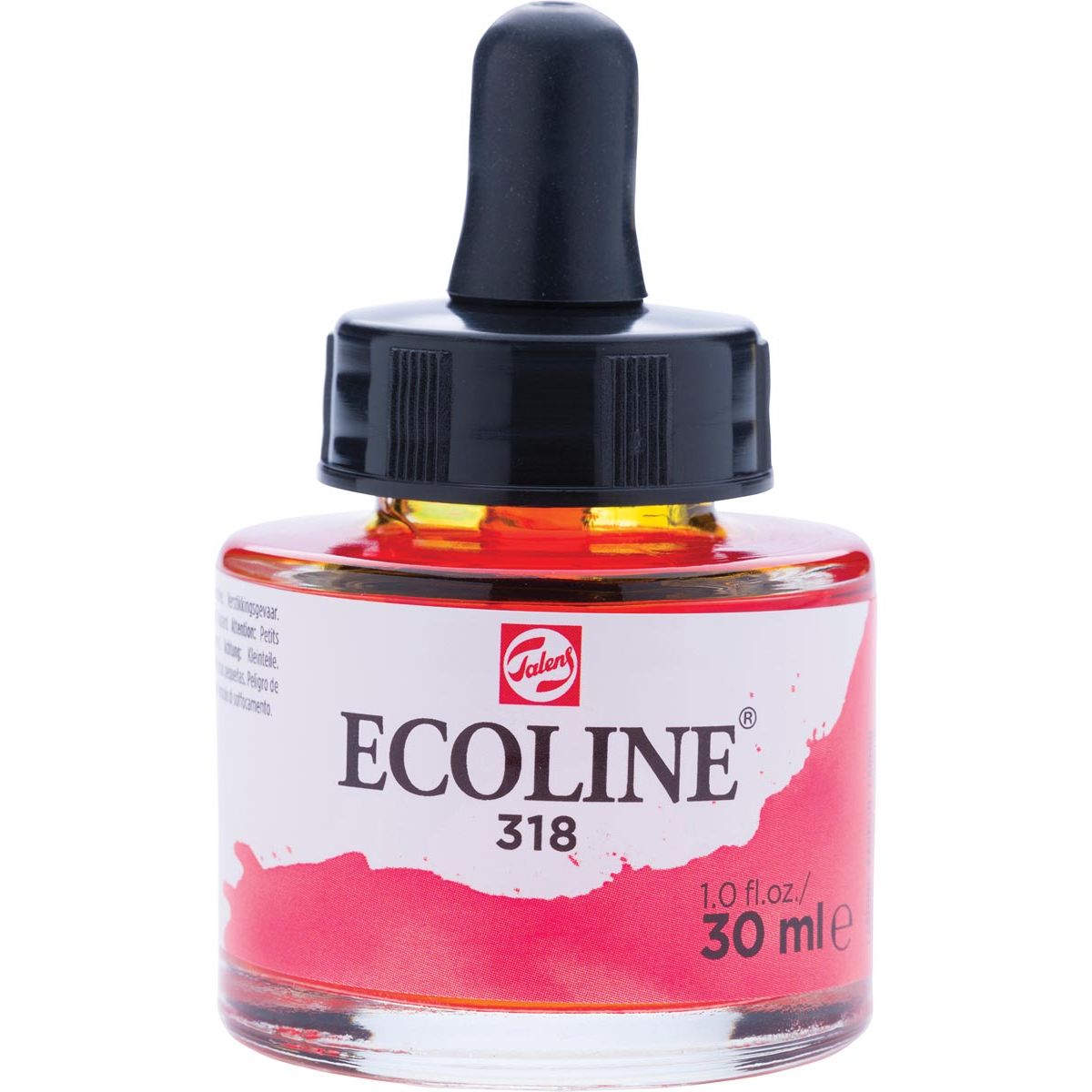 Talens -  Ecoline waterverf flacon van 30 ml, karmijn