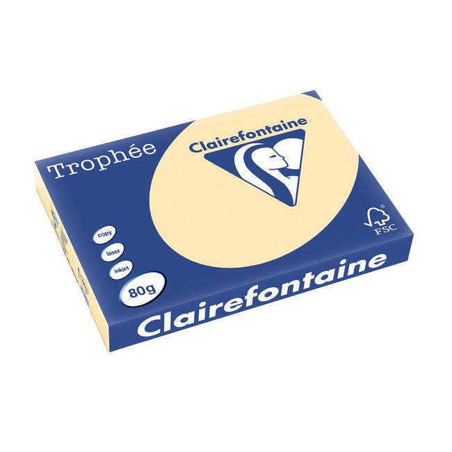 Clairefontaine -  Trophée tel, gekleurd papier, A3, 80 g, 500 vel, gems