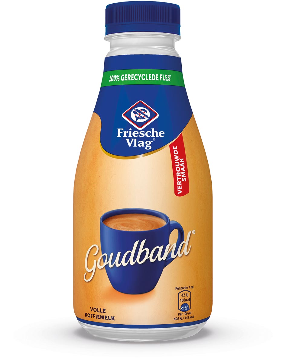 Friesche Vlag - Café au lait Goudband, bouteille de 300 ml