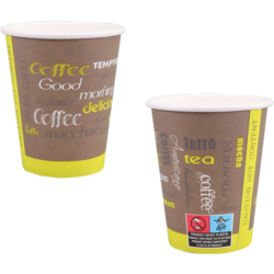 Timmers - Koffiebeker karton 250cc 'Coffee to Go' limetta 50 stuks