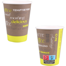 Tasse de café en carton 180cc café pour aller limetta 100 pièces