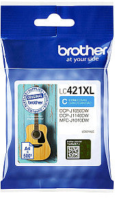 Brother - Inktcartridge LC-421XLC blauw