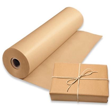 Brandless - Verpackungspapier auf Roll, 70 g/m², 280 m x 60 cm, Kraft