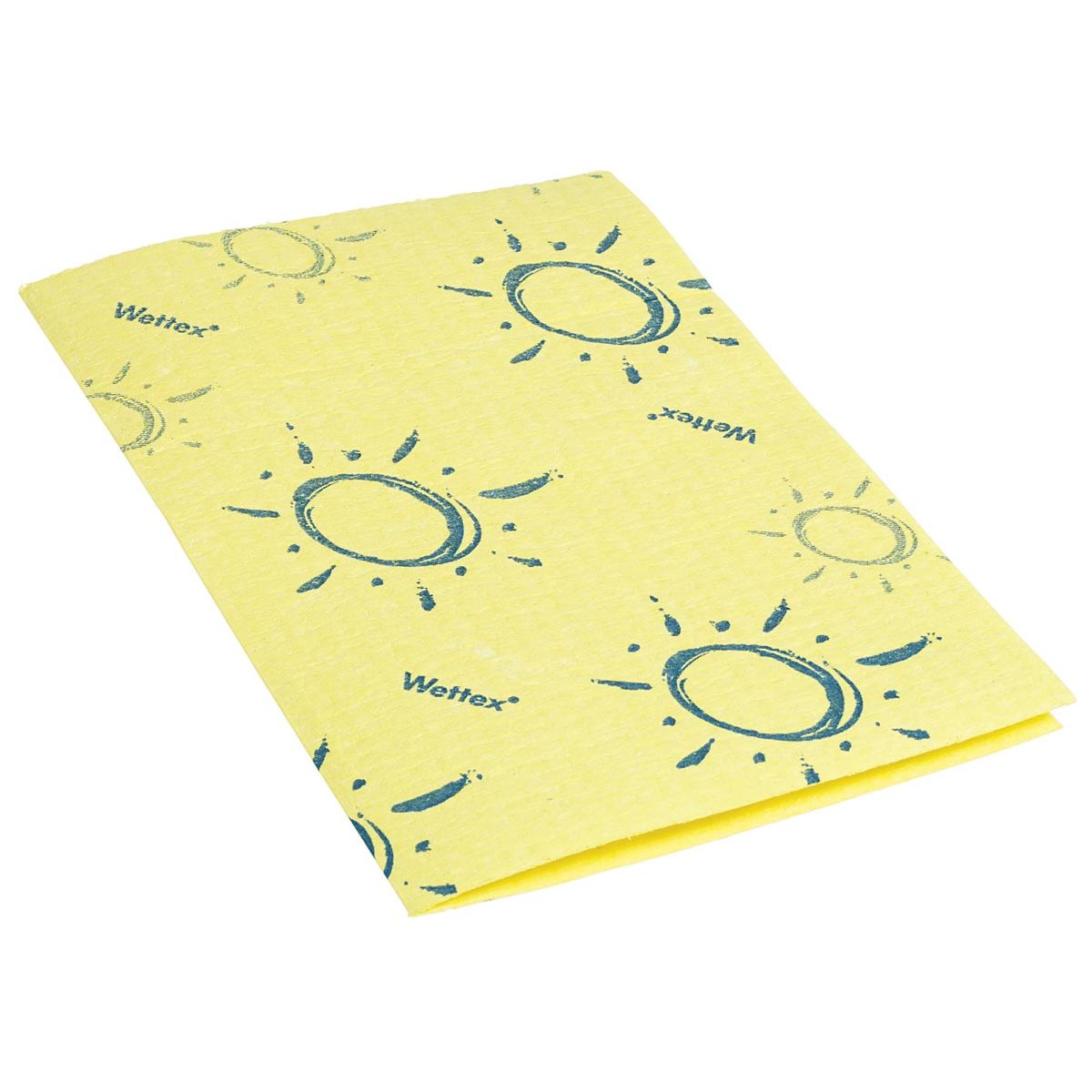 Vileda - Chiffon éponge Wettex Soft, jaune, paquet de 10 pièces