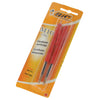 Bic - Stylo à bille M10 moyen bistre rouge, 2 pièces