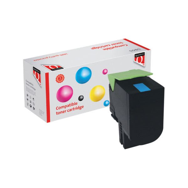 Quantore - Tonercartridge lexmark 24b6008 blauw