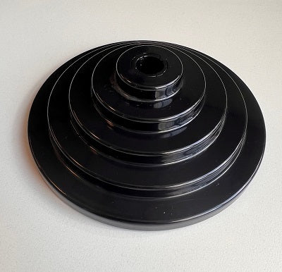 Klika -  Voetplaat zwart trapvorm Deco 1/Deco 2