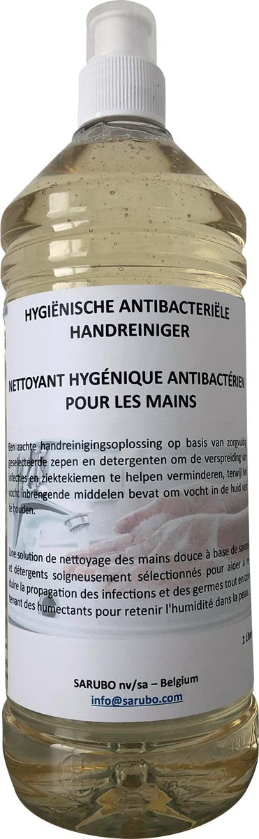 Merkloos - Hygiënische antibacteriële handreiniger, fles van 1 liter