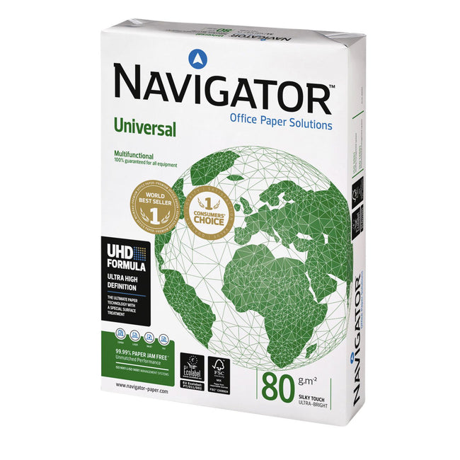 Navigator -  Kopieerpapier  universal a4 80gr wit | 5 stuks